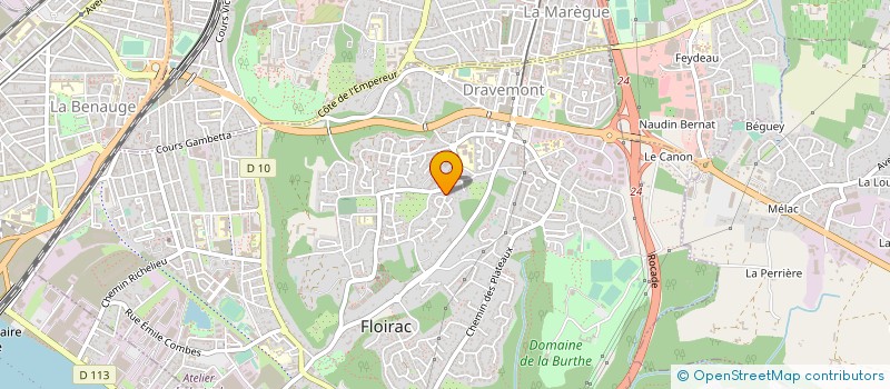 localisation de l'entreprise MONSIEUR DIDIER CARIDE  FLOIRAC