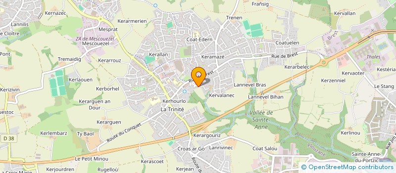 localisation de l'entreprise MONSIEUR DIDIER CARIOU  PLOUZANE