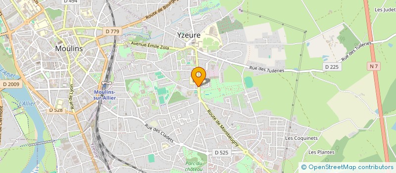 localisation de l'entreprise MONSIEUR DIDIER CARLIER à YZEURE