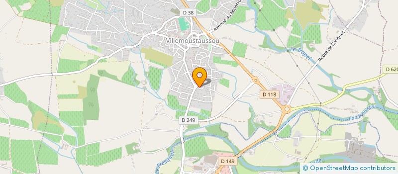 localisation de l'entreprise MONSIEUR DIDIER CARRERAS  VILLEMOUSTAUSSOU