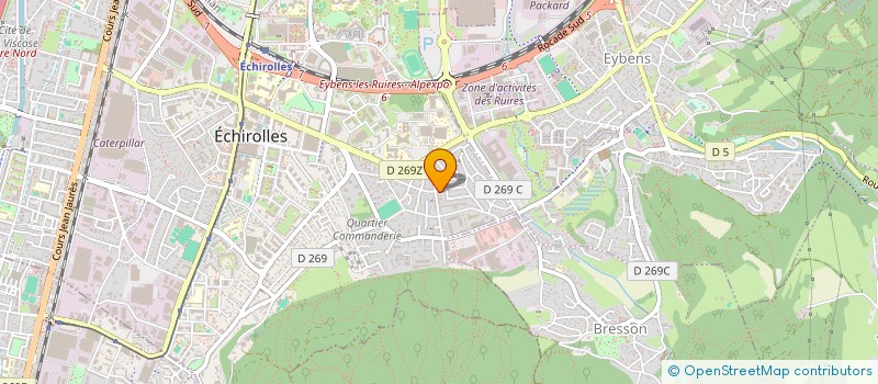 localisation de l'entreprise MONSIEUR DIDIER CARRON à ECHIROLLES