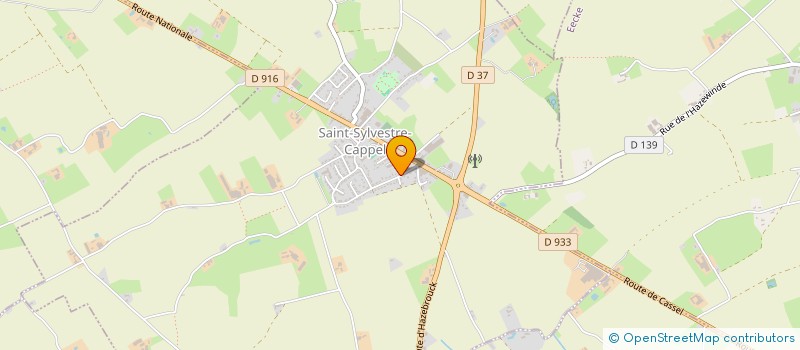 localisation de l'entreprise MONSIEUR DIDIER CARTON  SAINT-SYLVESTRE-CAPPEL