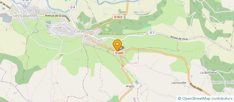 localisation de l'entreprise MONSIEUR DIDIER CASADO  CORDES-SUR-CIEL