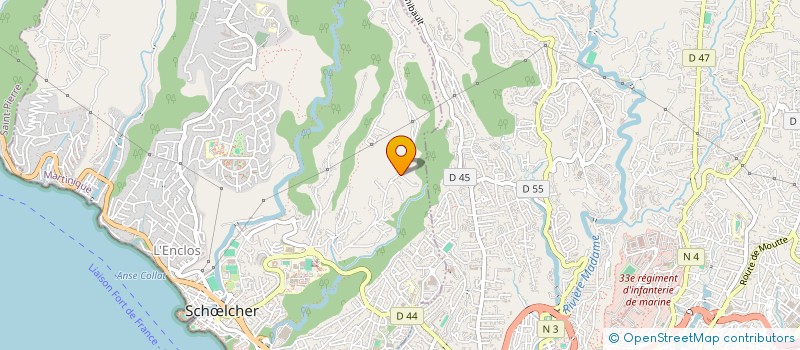 localisation de l'entreprise MONSIEUR DIDIER CASSARD  SCHOELCHER