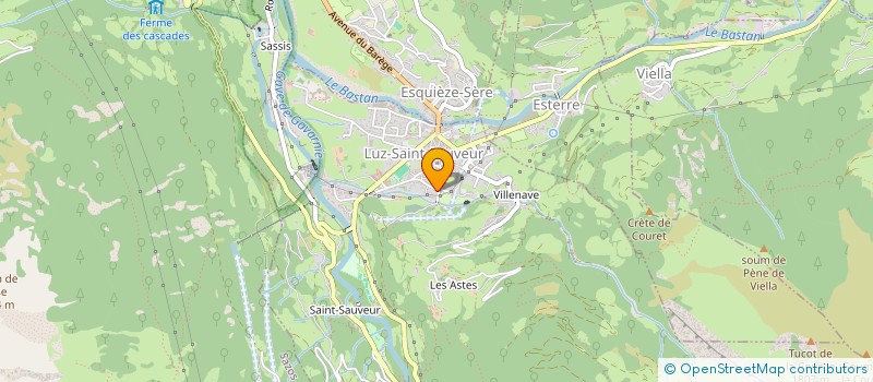 localisation de l'entreprise MONSIEUR DIDIER CASTAGNE  LUZ-SAINT-SAUVEUR