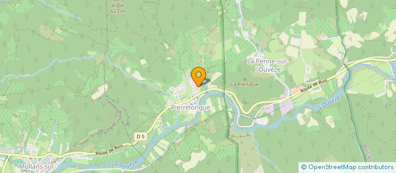 localisation de l'entreprise MONSIEUR DIDIER CASTAIGNOS  LA ROCHE-SUR-LE-BUIS