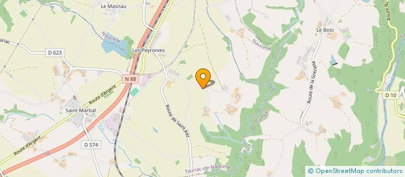 localisation de l'entreprise MONSIEUR DIDIER CASTELBOU  TAURIAC-DE-NAUCELLE