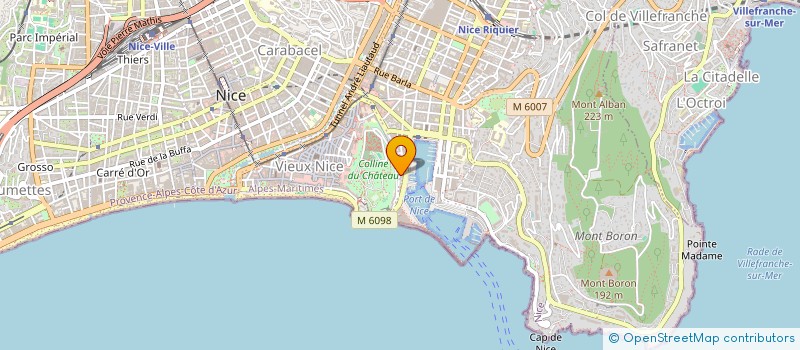 localisation de l'entreprise MONSIEUR DIDIER CASTELLACCI à NICE