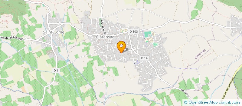 localisation de l'entreprise MONSIEUR DIDIER CATALDO  CLARENSAC