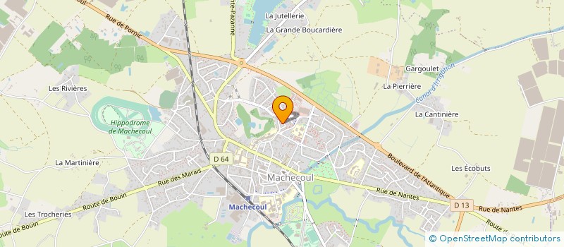 localisation de l'entreprise MONSIEUR DIDIER CATHERINE à MACHECOUL-SAINT-MEME