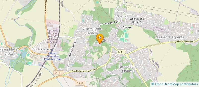 localisation de l'entreprise MONSIEUR DIDIER CAUDRON  VILLIERS-SAINT-FREDERIC