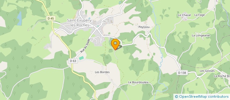 localisation de l'entreprise MONSIEUR DIDIER CAUTY  SAINT-EXUPERY-LES-ROCHES