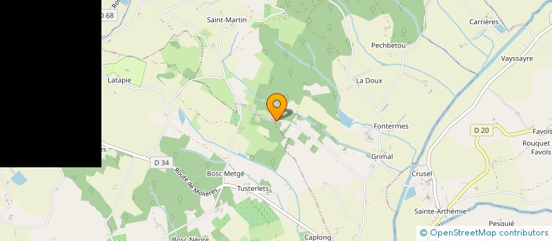 localisation de l'entreprise MONSIEUR DIDIER CAVANIE à PUYCORNET