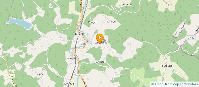 localisation de l'entreprise MONSIEUR DIDIER CAYSSILLE  CUZORN