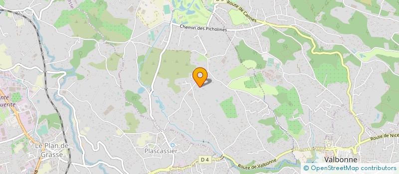 localisation de l'entreprise MONSIEUR DIDIER CECCHETTI  CHATEAUNEUF-GRASSE