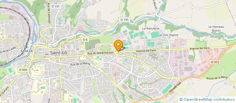 localisation de l'entreprise MONSIEUR DIDIER CHAIGNE  SAINT-LO