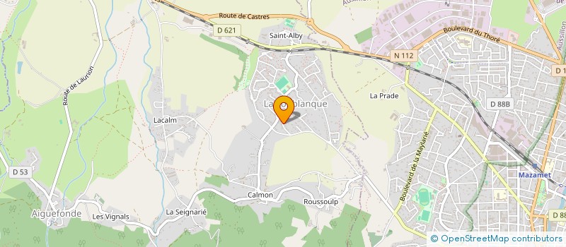 localisation de l'entreprise MONSIEUR DIDIER CHALARD  AUSSILLON