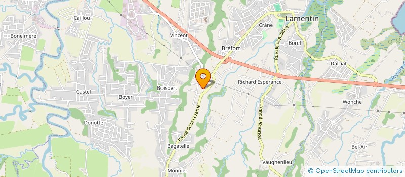 localisation de l'entreprise MONSIEUR DIDIER CHALDER  LAMENTIN