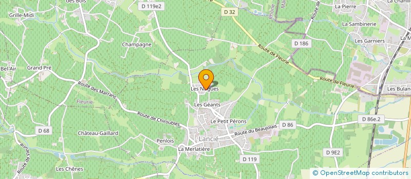 localisation de l'entreprise MONSIEUR DIDIER CHALUS à POMMIERS