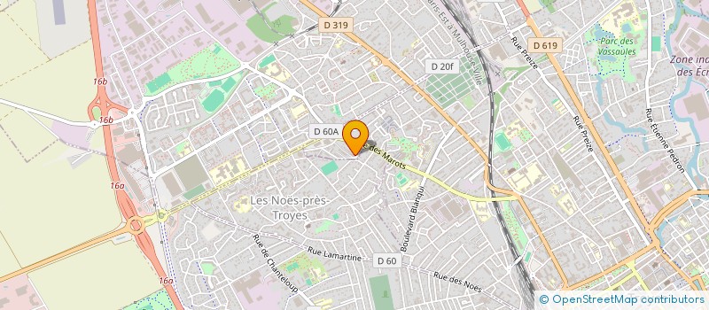 localisation de l'entreprise MONSIEUR DIDIER CHAMPAGNE à TROYES