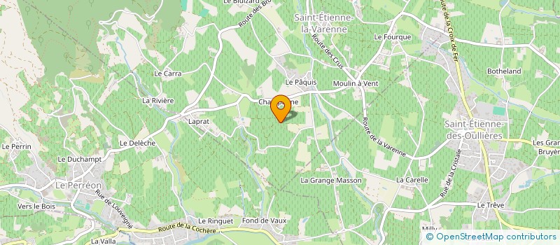 localisation de l'entreprise MONSIEUR DIDIER CHAMPIER à SAINT-ETIENNE-LA-VARENNE