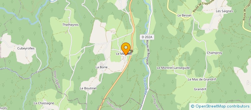 localisation de l'entreprise MONSIEUR DIDIER CHANAL à DORE-L EGLISE