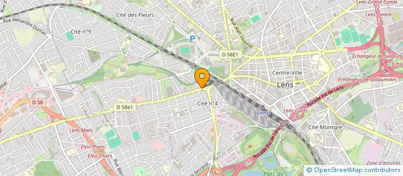 localisation de l'entreprise MONSIEUR DIDIER CHANCIBOT  LENS