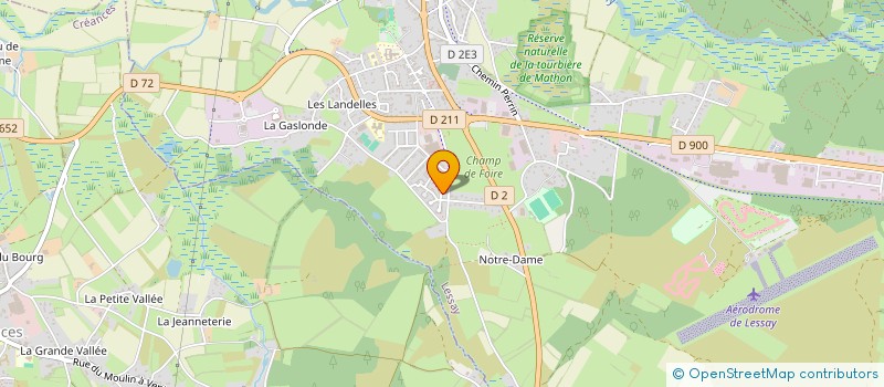 localisation de l'entreprise MONSIEUR DIDIER CHAPRON  LESSAY