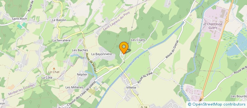 localisation de l'entreprise MONSIEUR DIDIER CHARAT  SAINT-LAURENT-DU-PONT