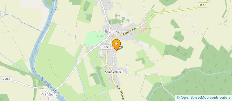 localisation de l'entreprise MONSIEUR DIDIER CHARBONNET  BEAUJEU-SAINT-VALLIER-PIERREJUX-ET-QUITTEUR