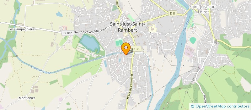 localisation de l'entreprise MONSIEUR DIDIER CHARLE  SAINT-JUST-SAINT-RAMBERT