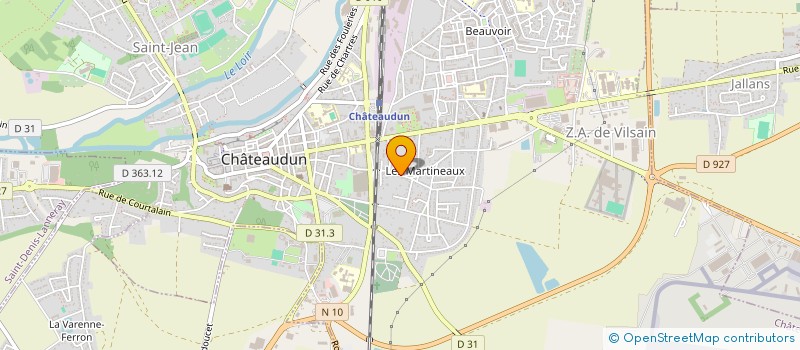 localisation de l'entreprise MONSIEUR DIDIER CHARTIER à CHATEAUDUN