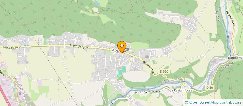 localisation de l'entreprise MONSIEUR DIDIER CHARTON  APPRIEU