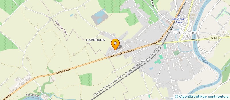 localisation de l'entreprise MONSIEUR DIDIER CHASTEL à LISLE-SUR-TARN