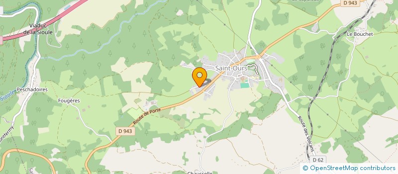 localisation de l'entreprise MONSIEUR DIDIER CHATARD  SAINT-OURS