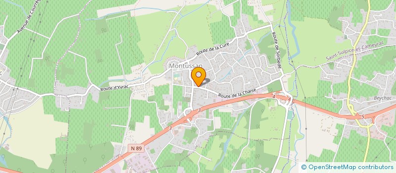 localisation de l'entreprise MONSIEUR DIDIER CHATAURET  MONTUSSAN