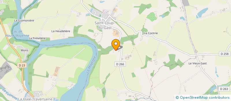 localisation de l'entreprise MONSIEUR DIDIER CHATELLIER  SAINT-LOUP-DU-GAST