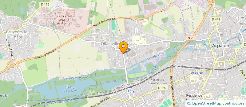 localisation de l'entreprise MONSIEUR DIDIER CHAUMETTE à OLLAINVILLE