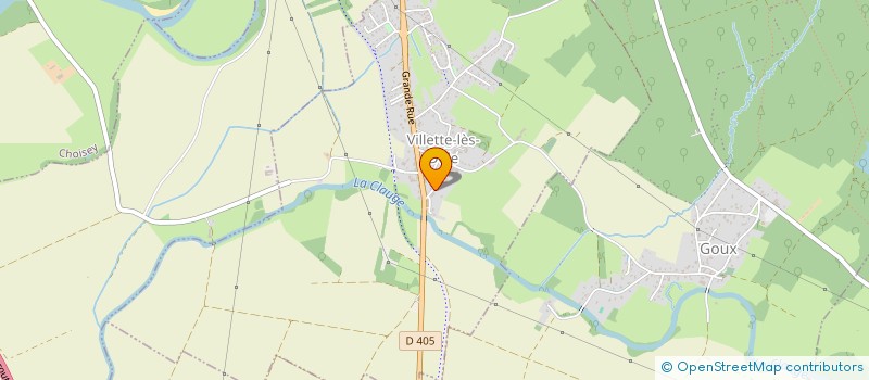 localisation de l'entreprise MONSIEUR DIDIER CHAUSSALET  VILLETTE-LES-DOLE