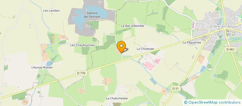 localisation de l'entreprise MONSIEUR DIDIER CHAUVET à ERDRE-EN-ANJOU