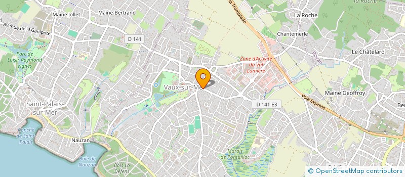 localisation de l'entreprise MONSIEUR DIDIER CHAVAGNAC  VAUX-SUR-MER