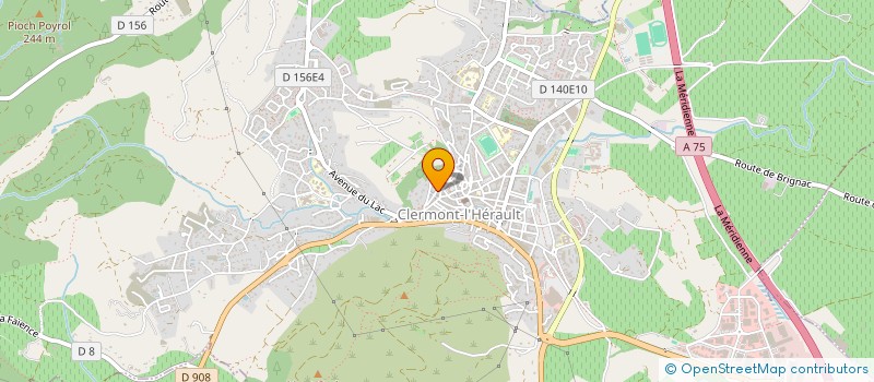 localisation de l'entreprise MONSIEUR DIDIER CHAVARDES  CLERMONT L HERAULT
