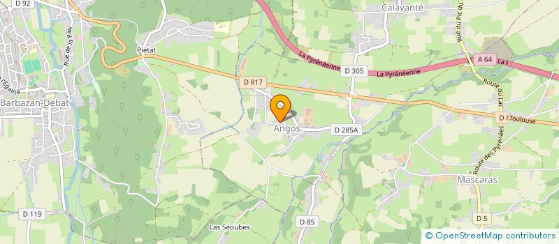 localisation de l'entreprise MONSIEUR DIDIER CHAVOIT  ANGOS