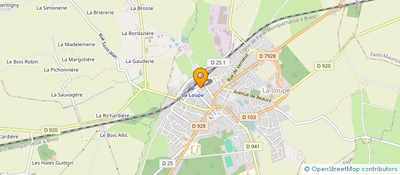 localisation de l'entreprise MONSIEUR DIDIER CHERDO à LA LOUPE