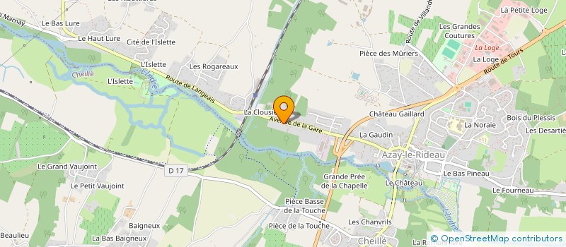 localisation de l'entreprise MONSIEUR DIDIER CHEVALLIER  AZAY-LE-RIDEAU