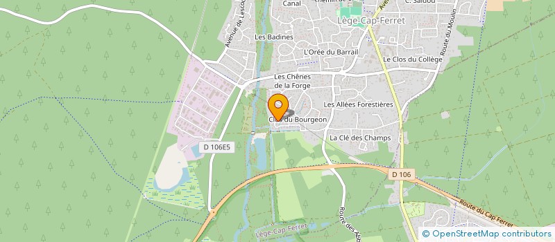 localisation de l'entreprise MONSIEUR DIDIER CHEVE  LEGE-CAP-FERRET