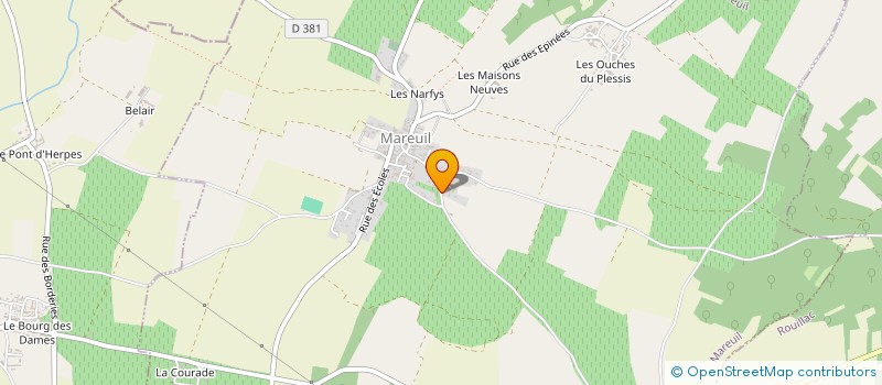 localisation de l'entreprise MONSIEUR DIDIER CHEVRIER à MAREUIL