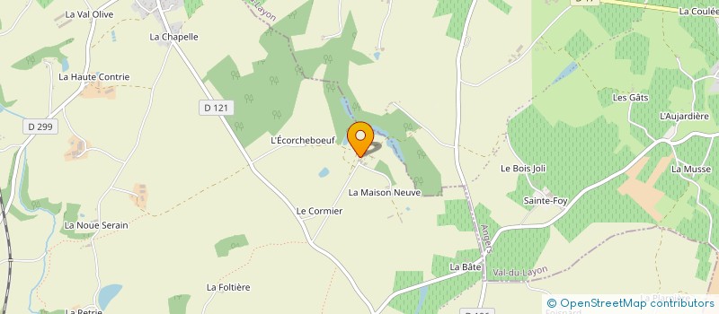 localisation de l'entreprise MONSIEUR DIDIER CHIRON  CHEMILLE-EN-ANJOU