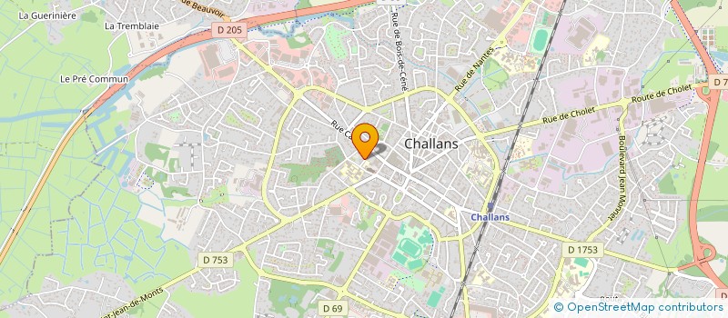 localisation de l'entreprise MONSIEUR DIDIER CHOLLET à CHALLANS