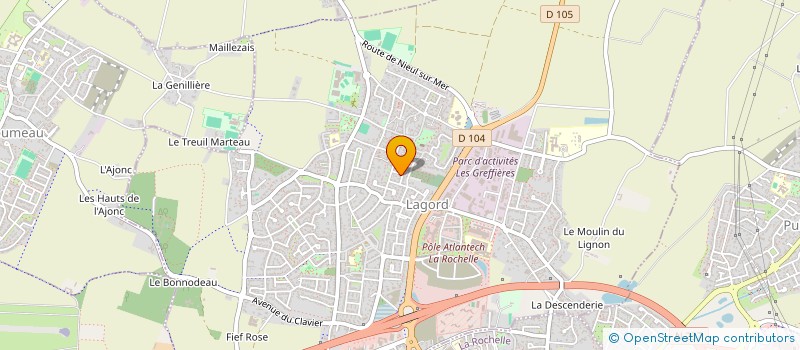 localisation de l'entreprise MONSIEUR DIDIER CHOTARD  LAGORD